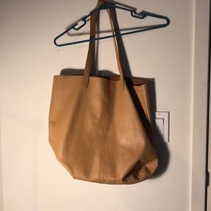 Toms Matte Vachetta Leather Tote